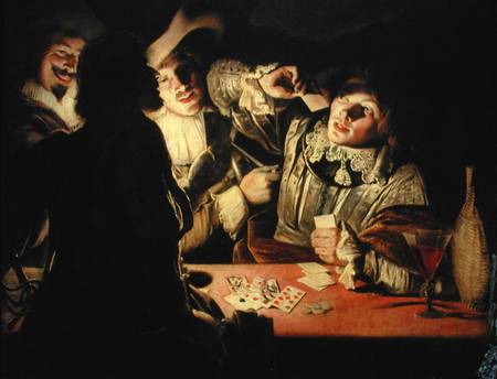 The Card Players von Adam de Coster