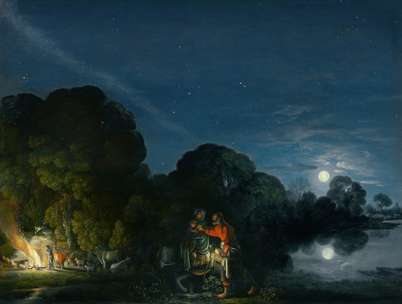 Die Flucht nach Ägypten von Adam Elsheimer