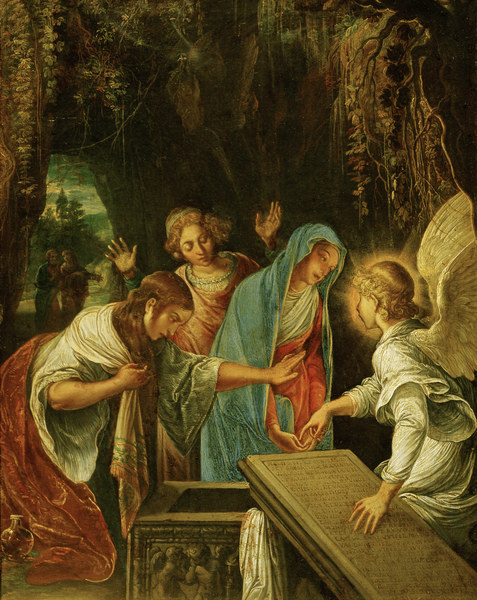 Drei Marien am Grabe von Adam Elsheimer