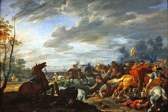Shock cavalry von Adam Frans van der Meulen