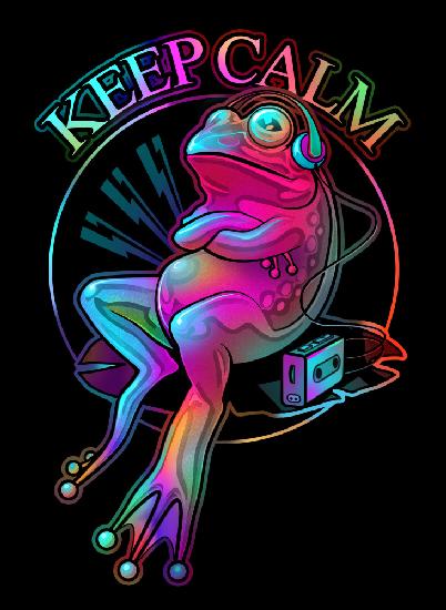 Frosch liebt Musik
