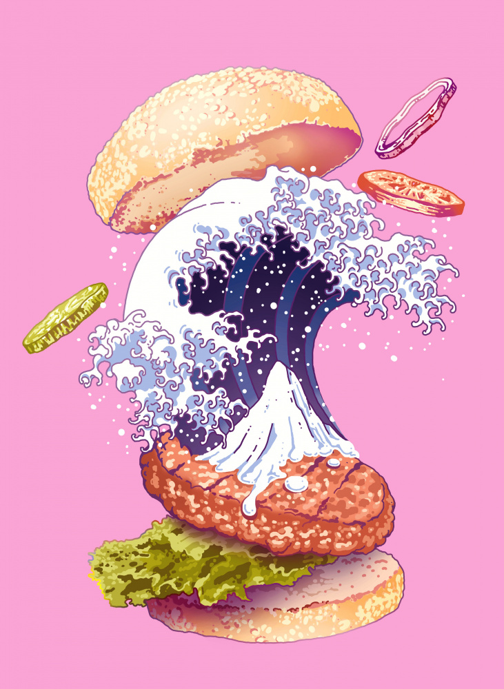Kanagawa-Burger von Adam Lawless