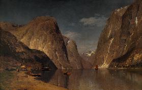 Up the Sogne Fjord, near Gudangen 1876
