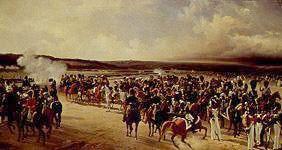 Französische Truppen paradieren vor Charles X. (Oktober 1829)
