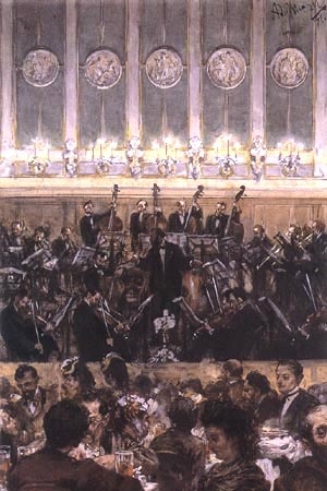Concert Bilse von Adolph Friedrich Erdmann von Menzel