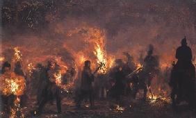 Retreite aux flambeaux des étudiants 1859