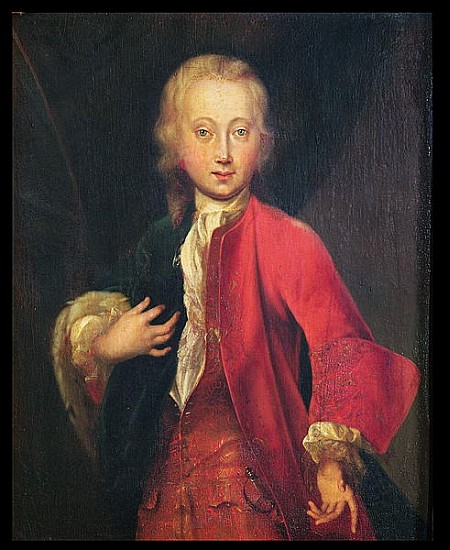Portrait of Comte Maurice de Saxe (1696-1750) Aged Fifteen, c.1711 von Adriaan van der Werff