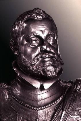 Rudolph II Holy Roman Emperor (1552-1612) detail of half length portrait bust 1603