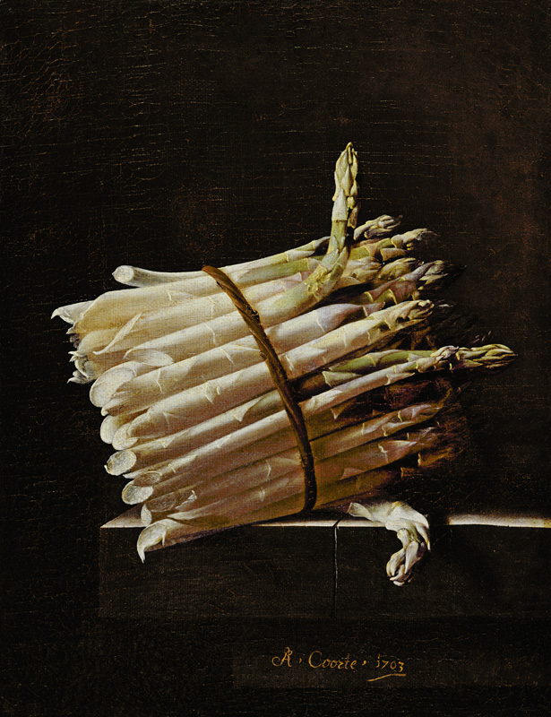 Spargelbund, Bunch of Asparagus von Adrian Coorte