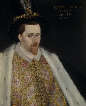 König Jakob VI. von Schottland (1566-1625) 1595