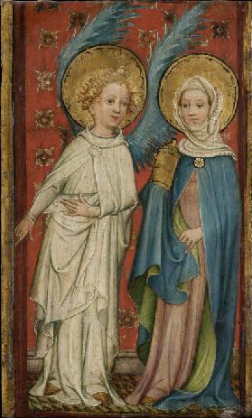 Der Engel und Maria Magdalena am Grabe
