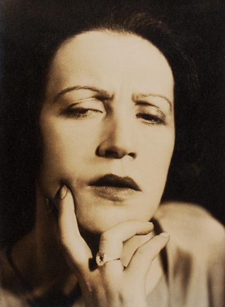 Porträt der Schauspielerin M(aria) F(ein) (?) 1929