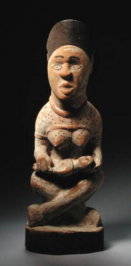 Kongo Figure with Baby, Congo von African