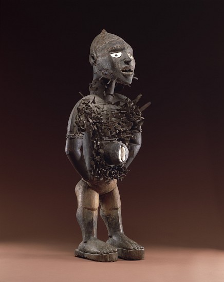 Nail Figure (nkisi n'kondi) Yombe, Congo von African