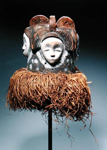 Ngontang Mask, Fang Culture, Gabon von African