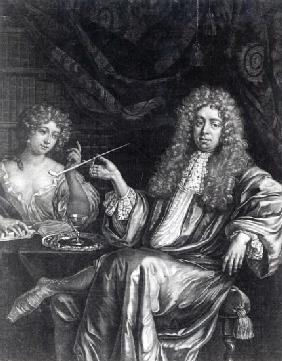 Adrian Beverland; engraved by Isaac Beckett, c.1681-88