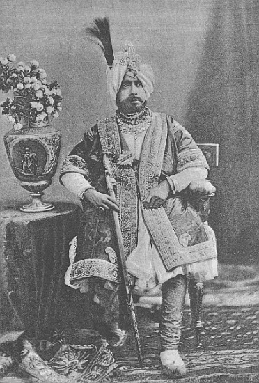 Maharaja Pratap Singhji of Jammu and Kashmir von (after) English photographer