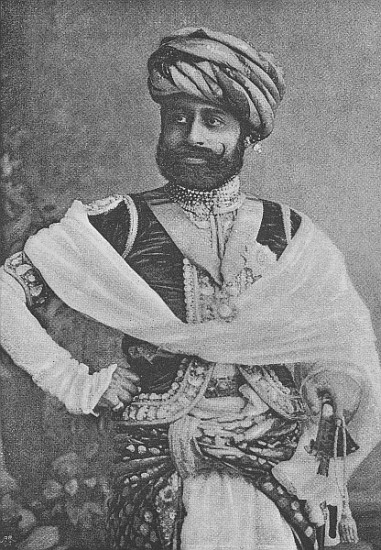 Thakore Sahib Waghji II Rawaji von (after) English photographer