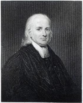 Rev Friedrich Schwartz; engraved by Edward Scriven