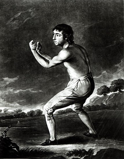 Portrait of Daniel Mendoza; engraved by H. Kingsbury von (after) English School