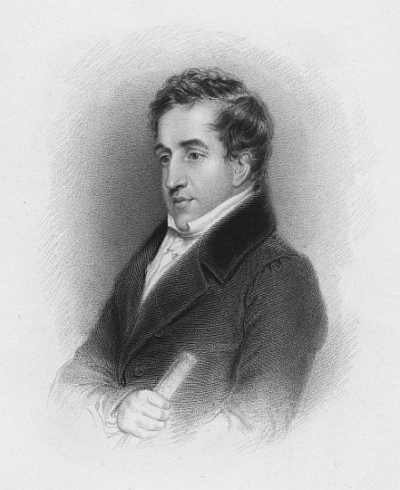 John Cam Hobhouse, c.1821 von (after) Abraham Wivell