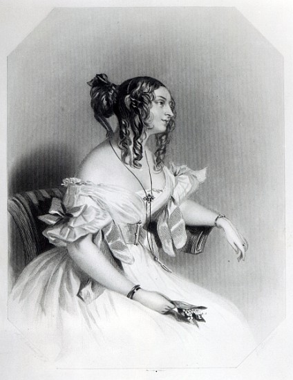 Teresa, Contessa Guiccioli von (after) Alfred-Edward Chalon