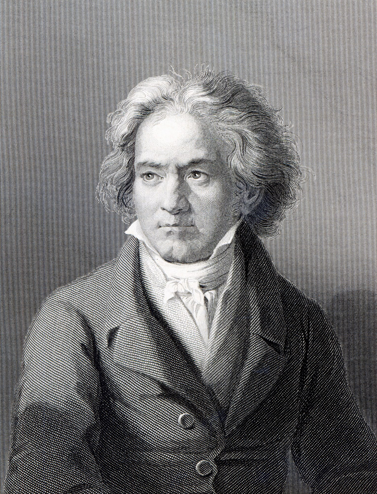 Ludwig van Beethoven; engraved by William Holl the Younger von (after) August Karl Friedrich von Kloeber