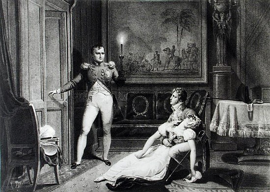 The Divorce of Napoleon I (1769-1821) and Josephine Tascher de la Pagerie (1763-1814) 30th November  von (after) Charles Abraham Chasselat
