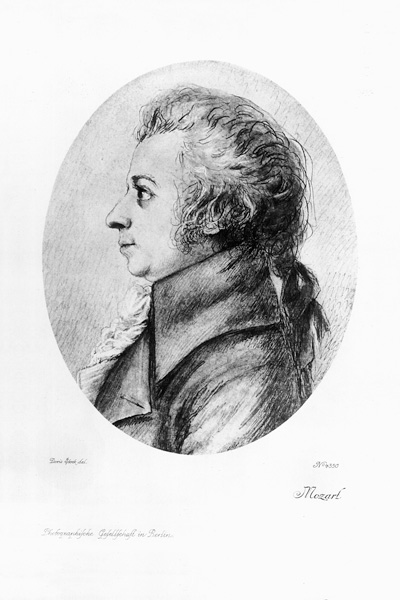 Wolfgang Amadeus Mozart von (after) Doris Stock