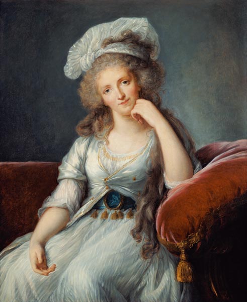 Louise-Marie Adelaide, Duchesse d''Orleans (see also 91622) von (after) Elisabeth Louise Vigee-Lebrun