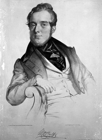 Michael Balfe; engraved by the artist von (after) Firmin Salabert