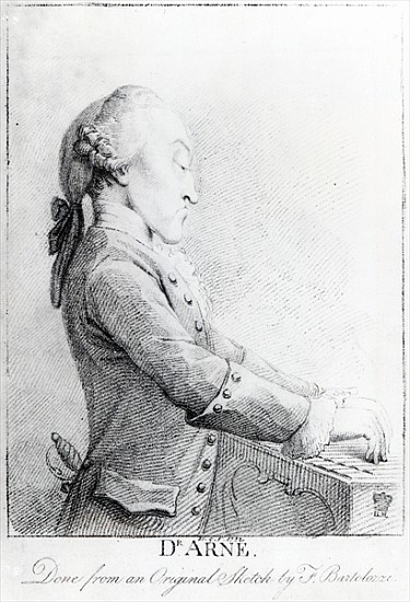 Thomas Augustine Arne von (after) Francesco Bartolozzi