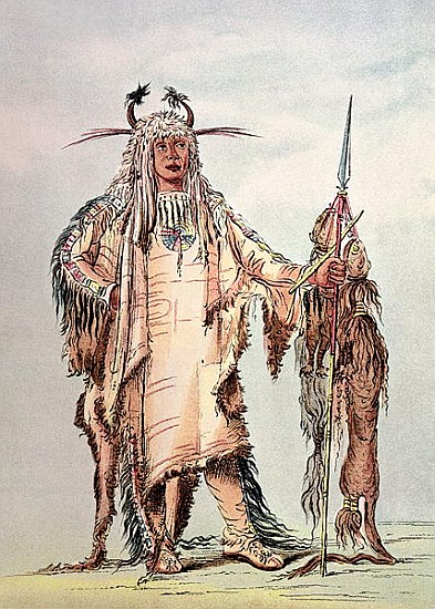 Blackfoot Indian Pe-Toh-Pee-Kiss, The Eagle Ribs von (after) George Catlin