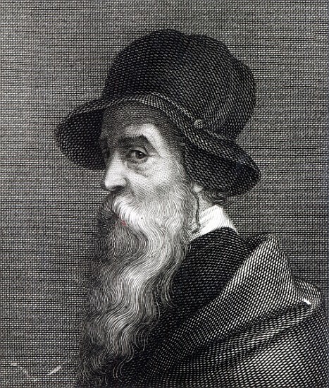 Benvenuto Cellini; engraved by Franz Erich Moritz Steinla von (after) Giorgio Vasari
