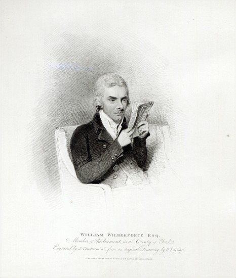 William Wilberforce; engraved by J. Vendramini von (after) Henry Edridge