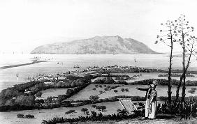 Kingston and Port Royal, from ''A Picturesque Tour of the Island of Jamaica''; engraved by Thomas Su