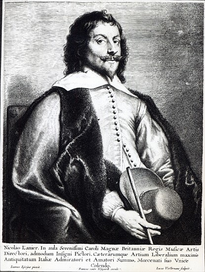 Nicholas Lanier; engraved by Lucas Vostermans von (after) Jan the Elder Lievens