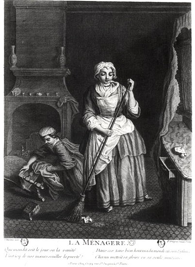 The Housekeeper von (after) Jean-Baptiste Simeon Chardin