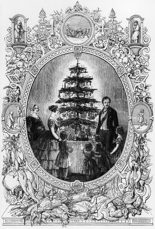Christmas Tree at Windsor Castle von (after) J.L. Williams