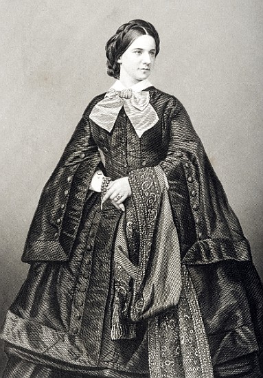 Mademoiselle Victoire Balfe (1837-71) ; engraved by D.J. Pound from a photograph, from ''The Drawing von (after) John Jabez Edwin Paisley Mayall