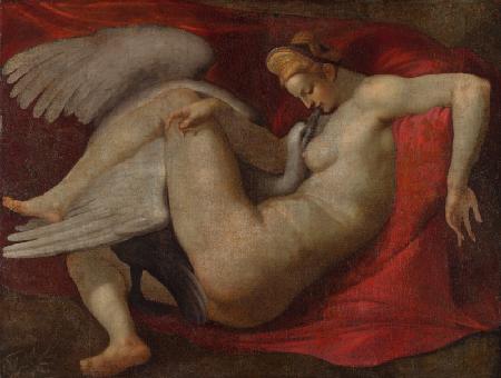 Leda and the Swan, after 1530. Artist: Buonarroti, Michelangelo, (School) after 1530