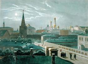 View of the Moscow Kremlin, 1840''s