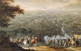 The Battle of Poltava; engraved by one of the Nicolas Larmessin family
