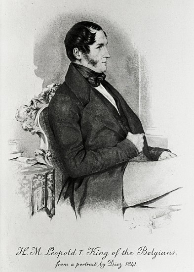 Leopold I, King of the Belgians, after a portrait of 1840 von (after) Samuel Diez