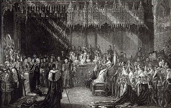The Coronation of the Queen von (after) Sir George Hayter