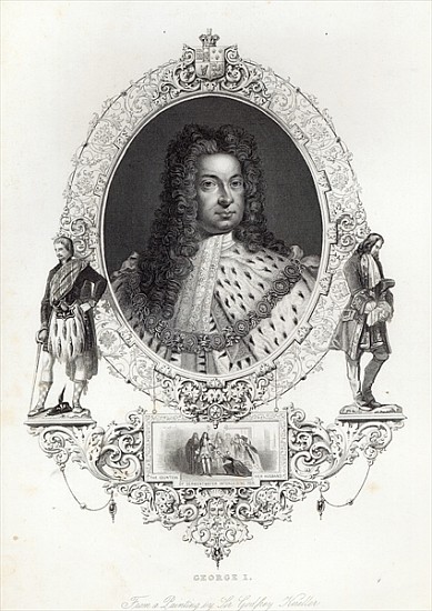 George I von (after) Sir Godfrey Kneller