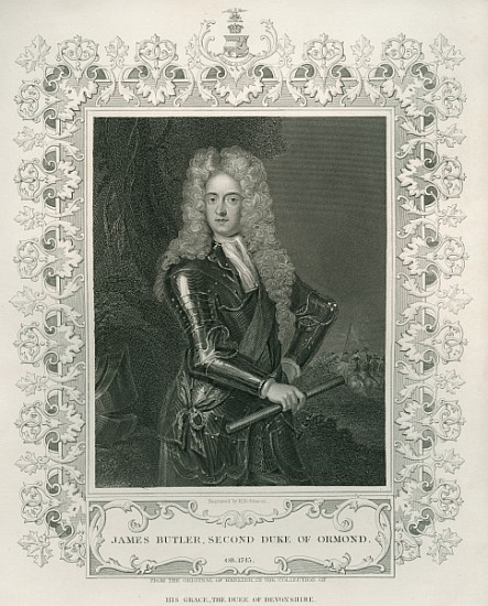 James Butler, 2nd Duke of Ormond; engraved by Henry Robinson von (after) Sir Godfrey Kneller