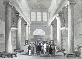 Stock Exchange; engraved by Henry Melville, c.1842