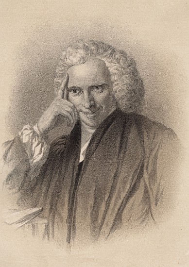 Laurence Sterne von (after) Sir Joshua Reynolds