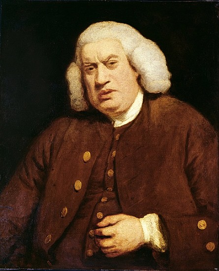 Portrait of Dr. Samuel Johnson (1709-84) von (after) Sir Joshua Reynolds